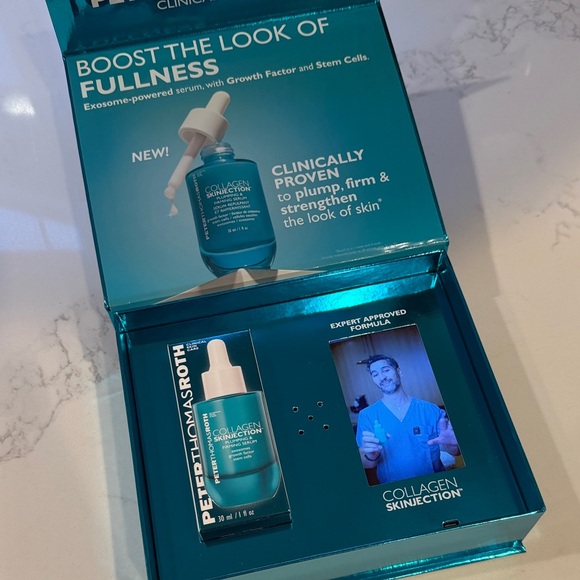 New Peter Thomas Roth Collagen Skinjection Plumping FirmingSerum PR box